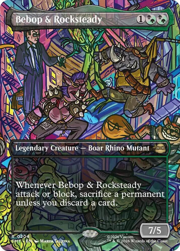 Bebop & Rocksteady - 204 - rare