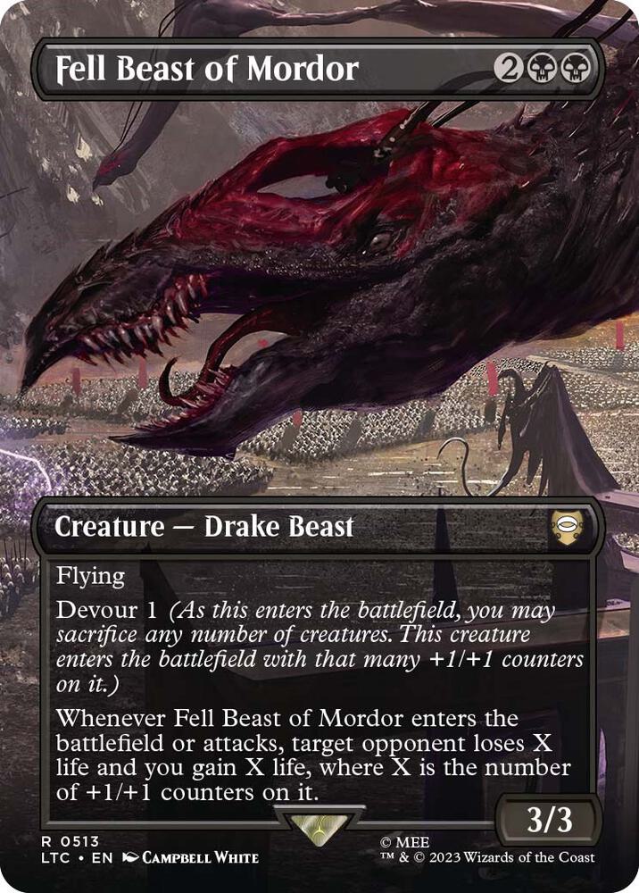 Fell Beast of Mordor - 513 - rare