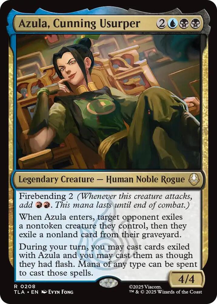 Azula, Cunning Usurper - 208 - rare