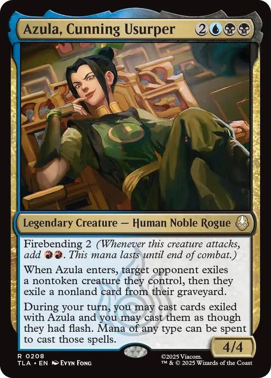 Azula, Cunning Usurper - 208 - rare