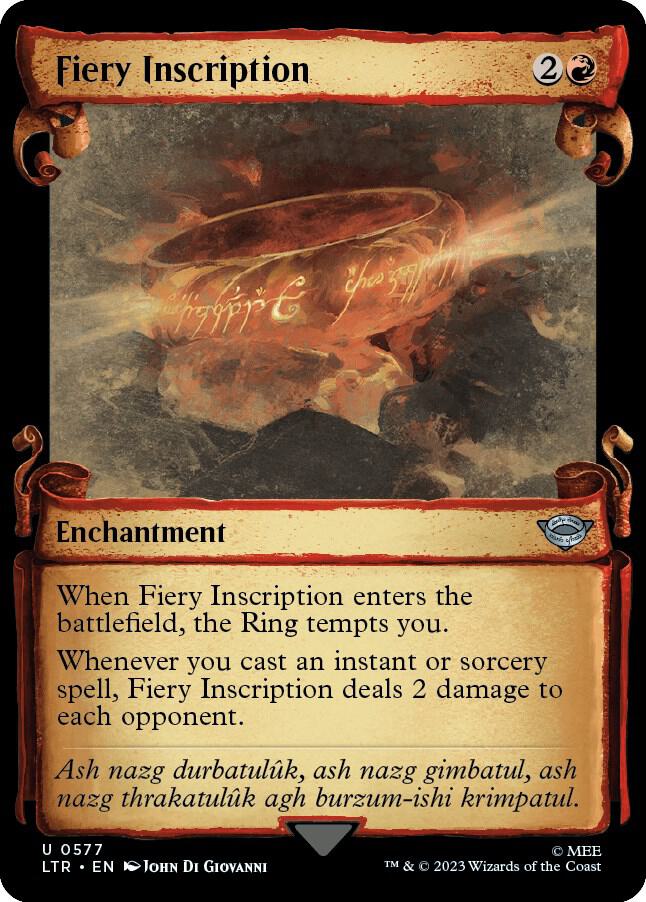 Fiery Inscription - 577 - uncommon