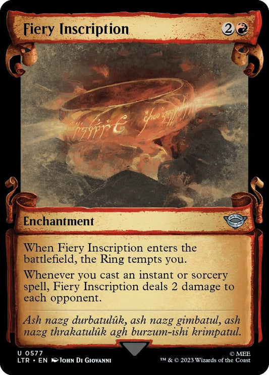 Fiery Inscription - 577 - uncommon