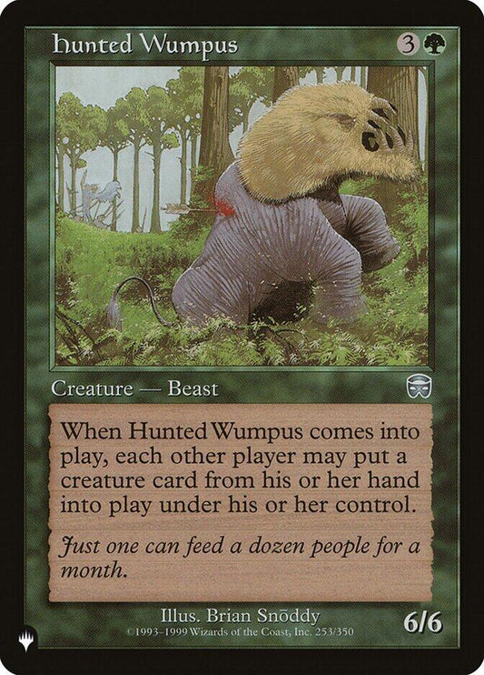 Hunted Wumpus - MMQ-253 - uncommon