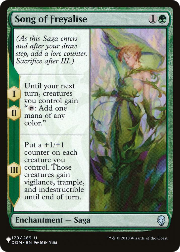 Song of Freyalise - DOM-179 - uncommon