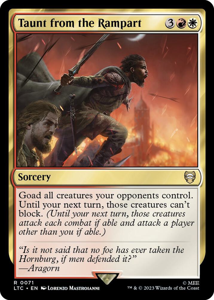 Taunt from the Rampart - 71 - rare