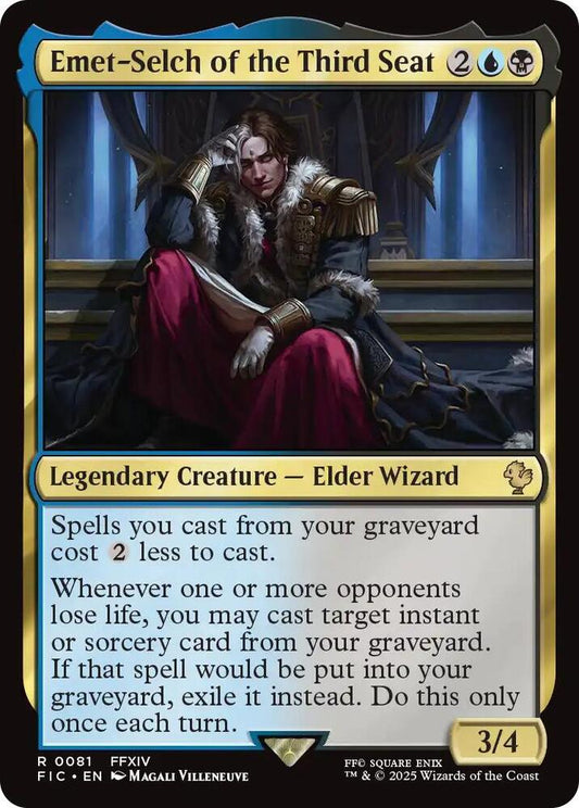 Emet-Selch of the Third Seat - 81 - rare
