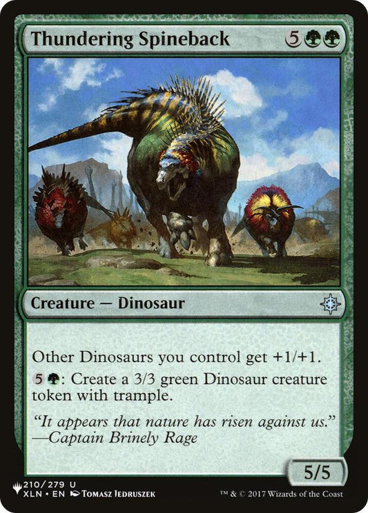 Thundering Spineback - XLN-210 - uncommon