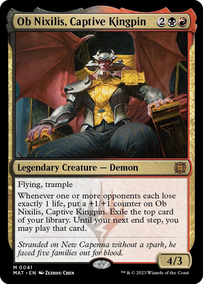 Ob Nixilis, Captive Kingpin - 41 - mythic