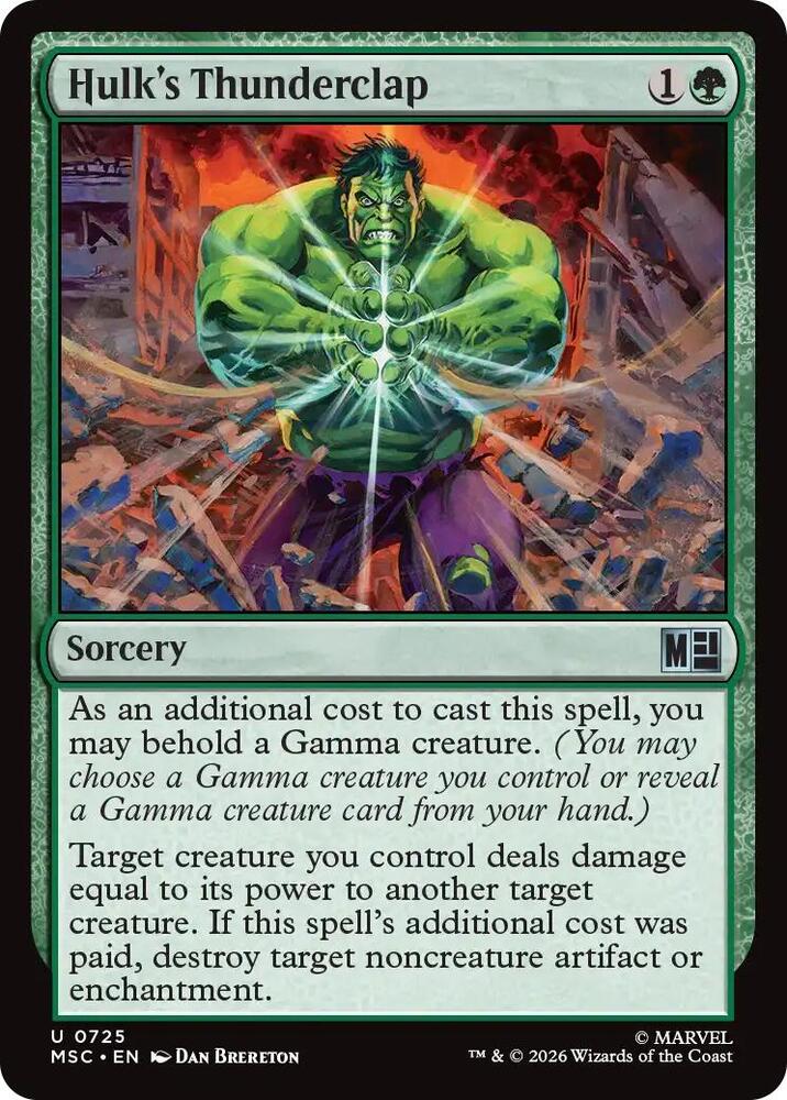 Hulk's Thunderclap - 725 - uncommon