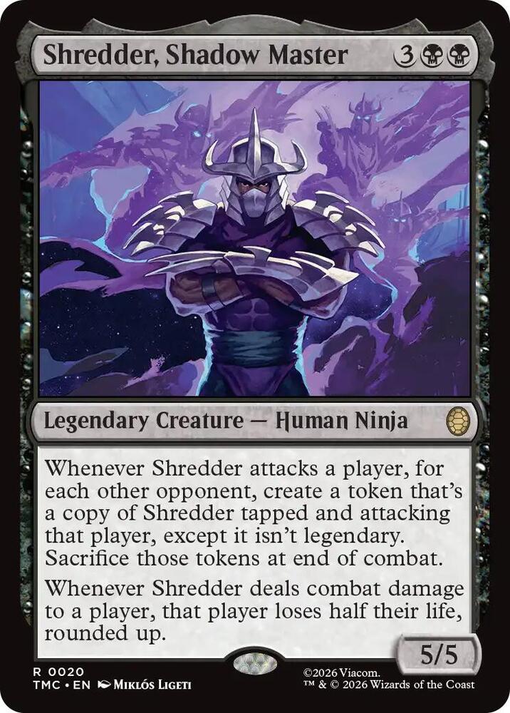 Shredder, Shadow Master - 20 - rare