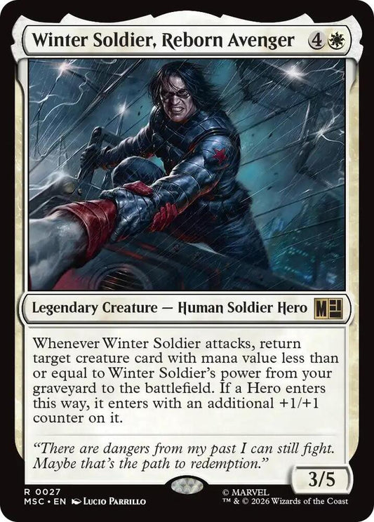 Winter Soldier, Reborn Avenger - 27 - rare