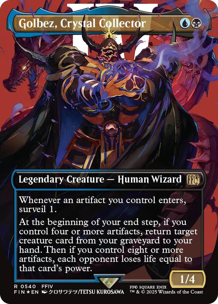 Golbez, Crystal Collector - 540 - rare