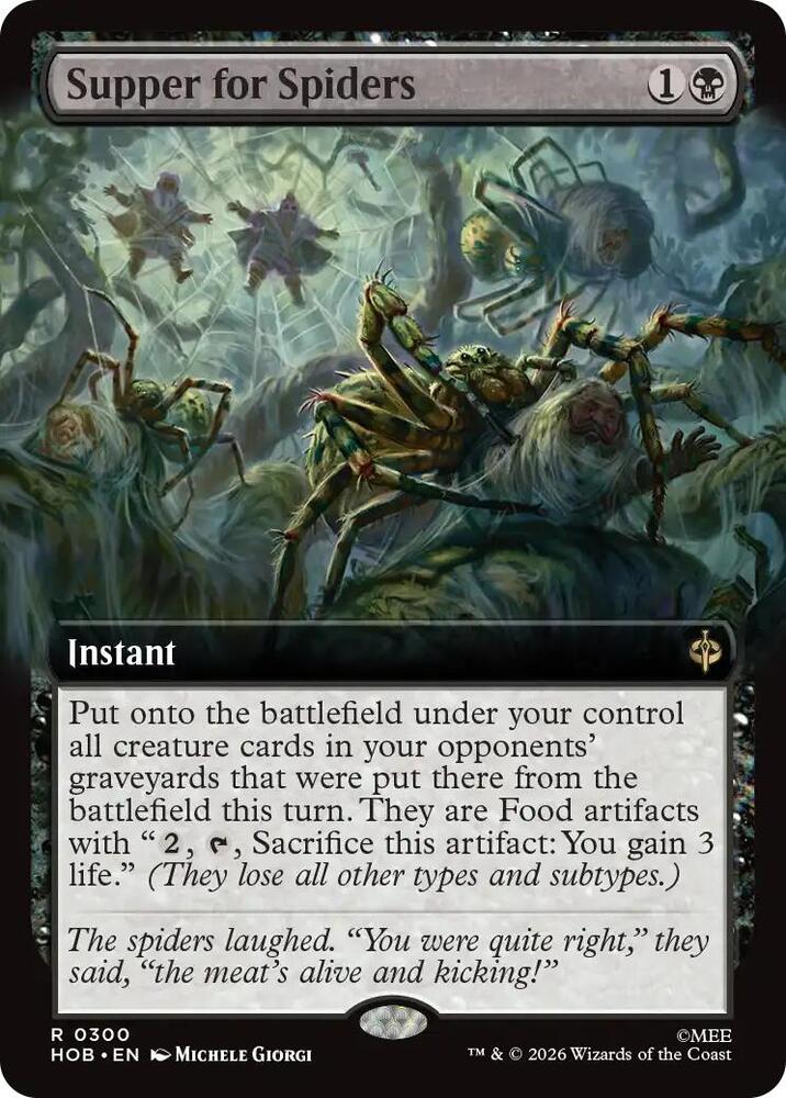Supper for Spiders - 300 - rare