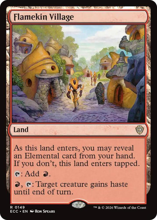 Flamekin Village - 149 - rare