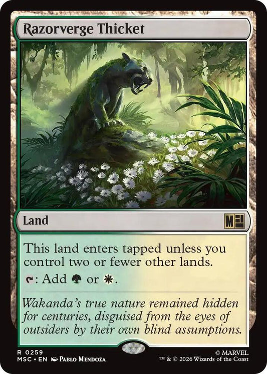 Razorverge Thicket - 259 - rare