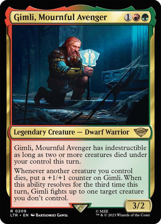 Gimli, Mournful Avenger - 209 - rare