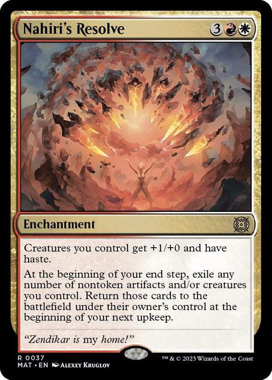 Nahiri's Resolve - 37 - rare
