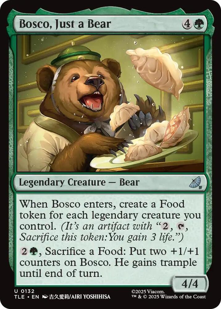 Bosco, Just a Bear - 132 - uncommon