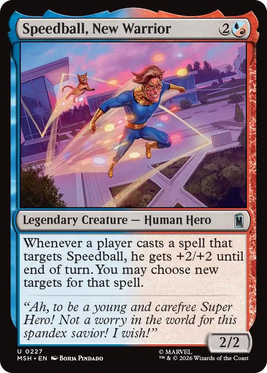 Speedball, New Warrior - 227 - uncommon
