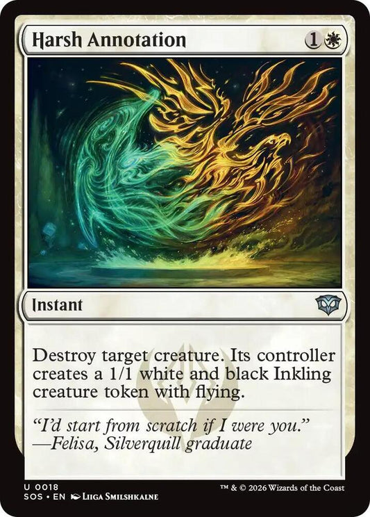 Harsh Annotation - 18 - uncommon
