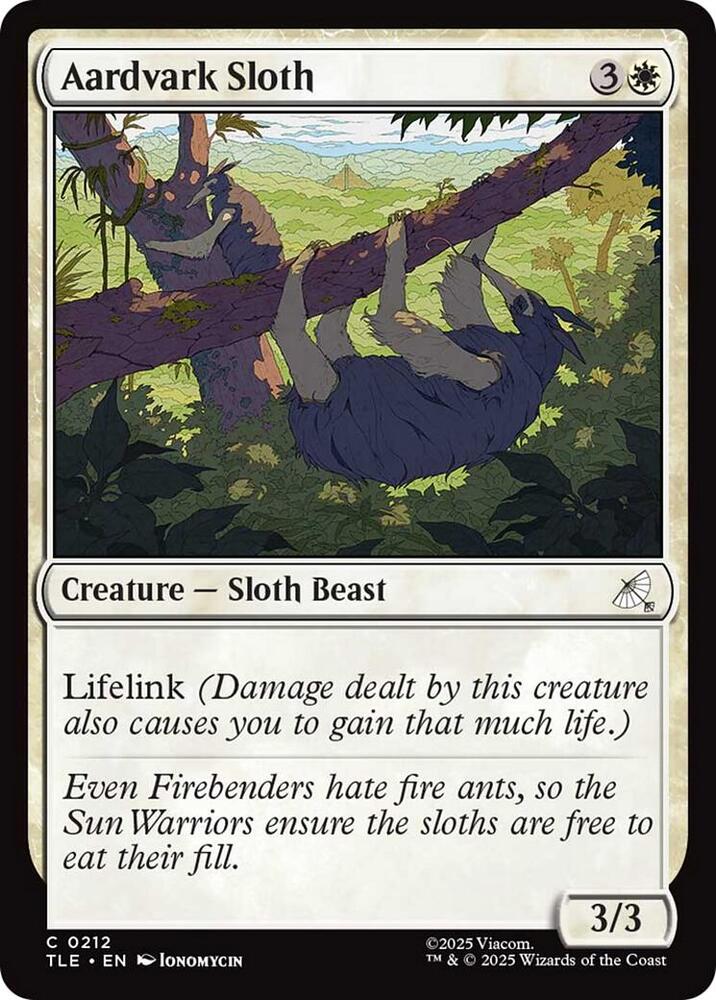 Aardvark Sloth - 212 - common