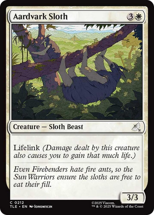 Aardvark Sloth - 212 - common