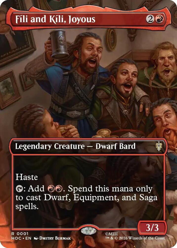 Fíli and Kíli, Joyous - 1 - rare