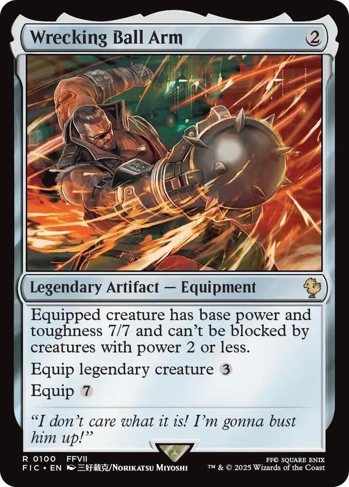 Wrecking Ball Arm - 100 - rare