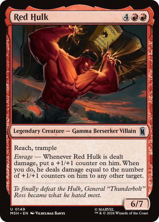 Red Hulk - 149 - uncommon