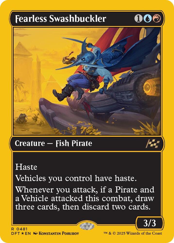 Fearless Swashbuckler - 481 - rare