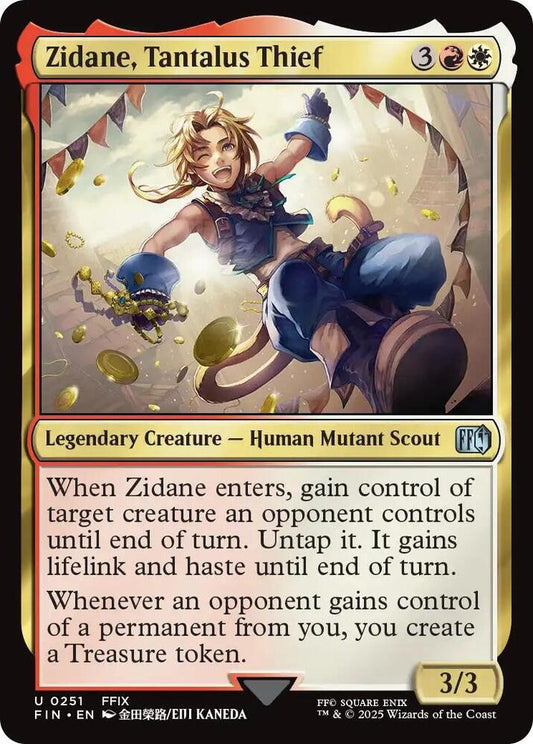 Zidane, Tantalus Thief - 251 - uncommon