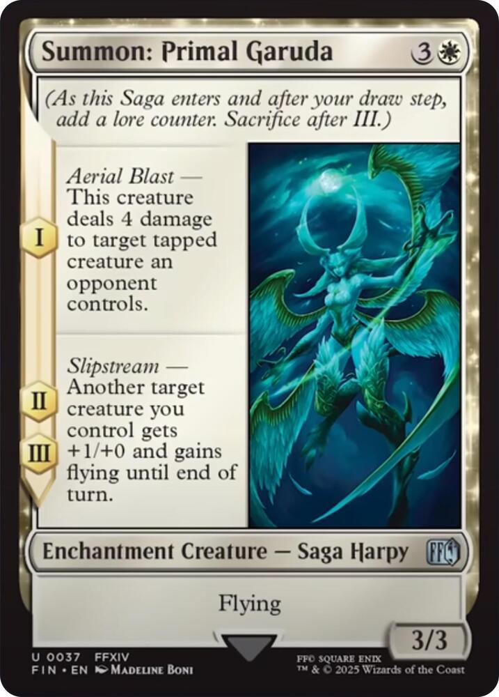 Summon: Primal Garuda - 37 - uncommon