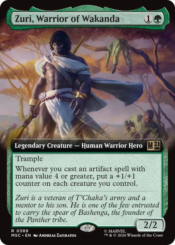 Zuri, Warrior of Wakanda - 389 - rare