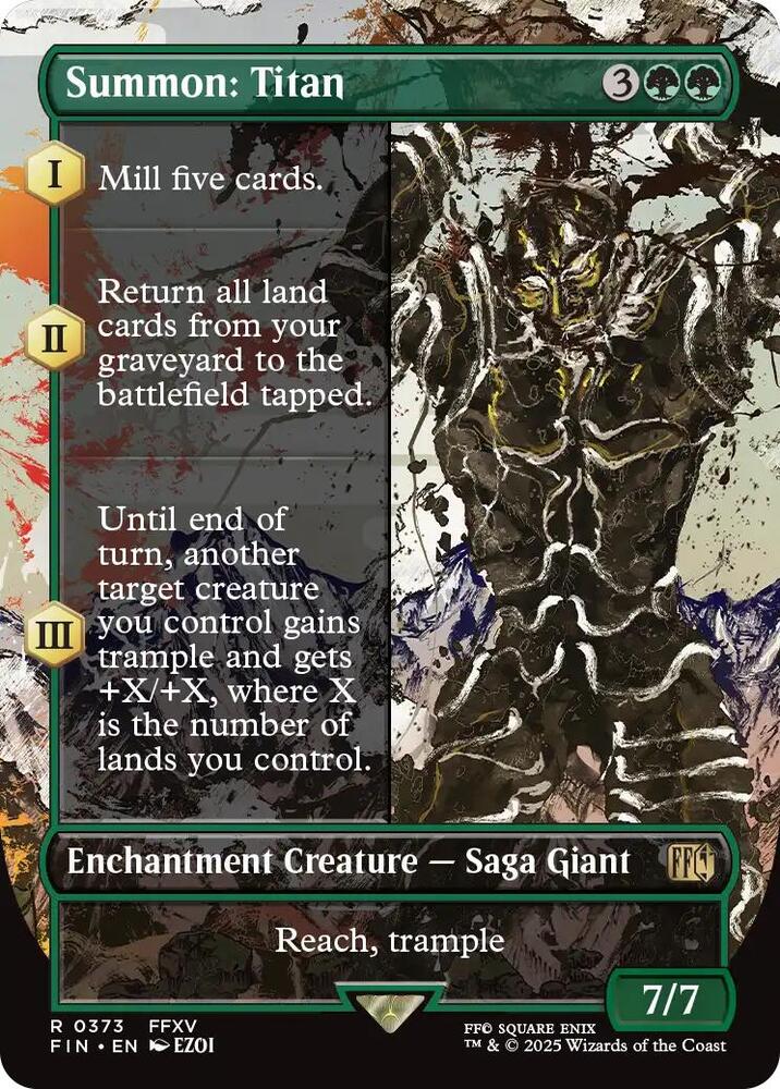 Summon: Titan - 373 - rare