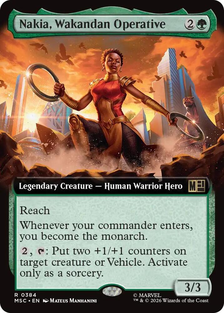 Nakia, Wakandan Operative - 384 - rare
