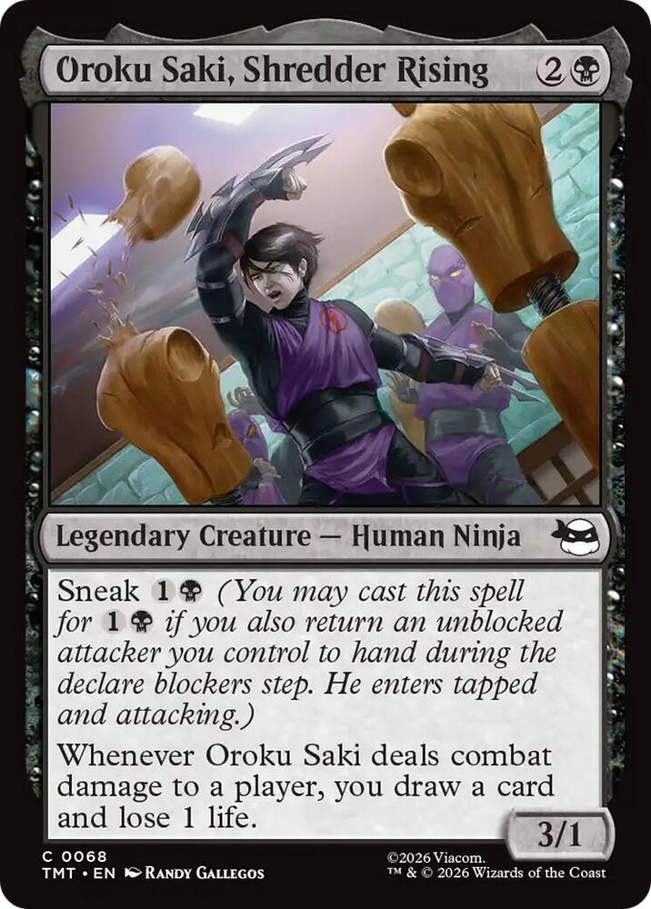 Oroku Saki, Shredder Rising - 68 - common