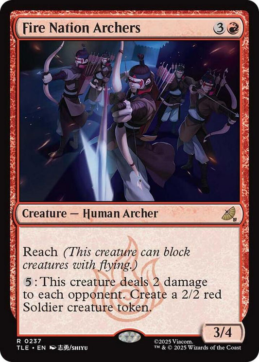 Fire Nation Archers - 237 - rare