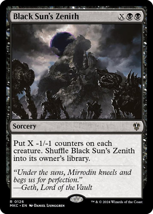 Black Sun's Zenith - 126 - rare