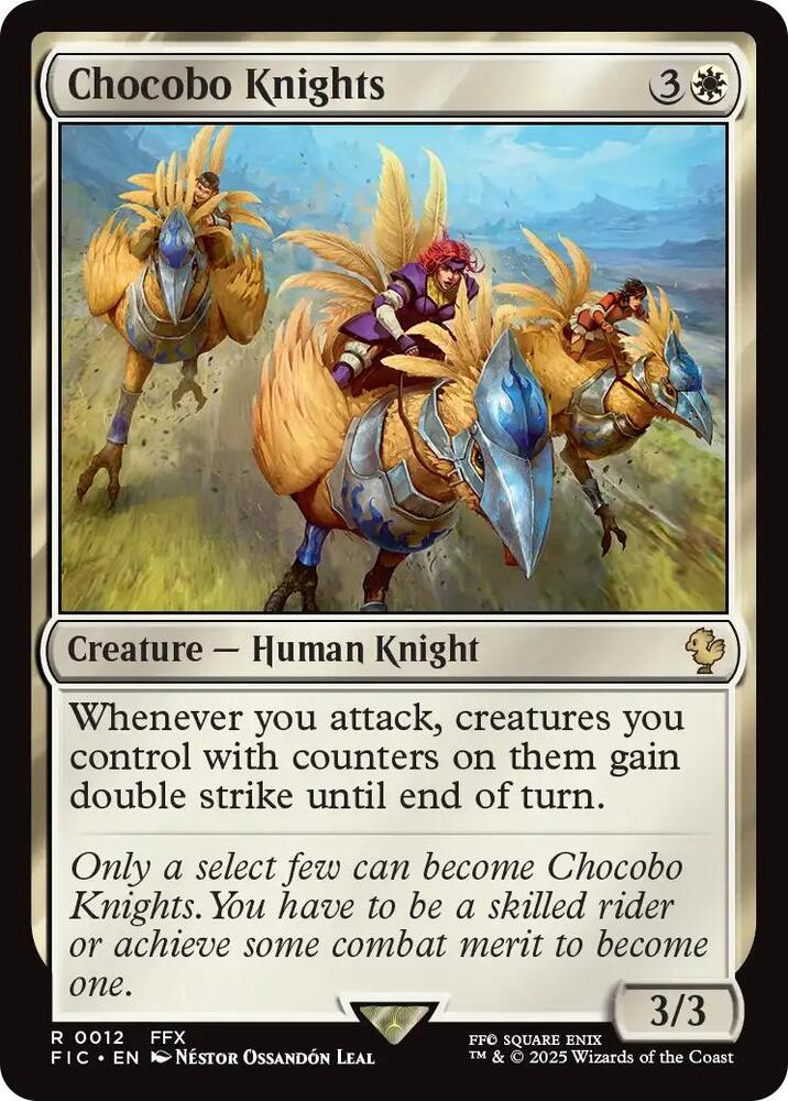 Chocobo Knights - 12 - rare
