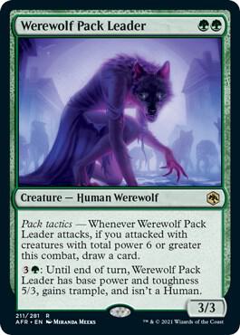 Werewolf Pack Leader - 211 - rare