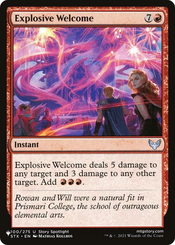 Explosive Welcome - STX-100 - uncommon
