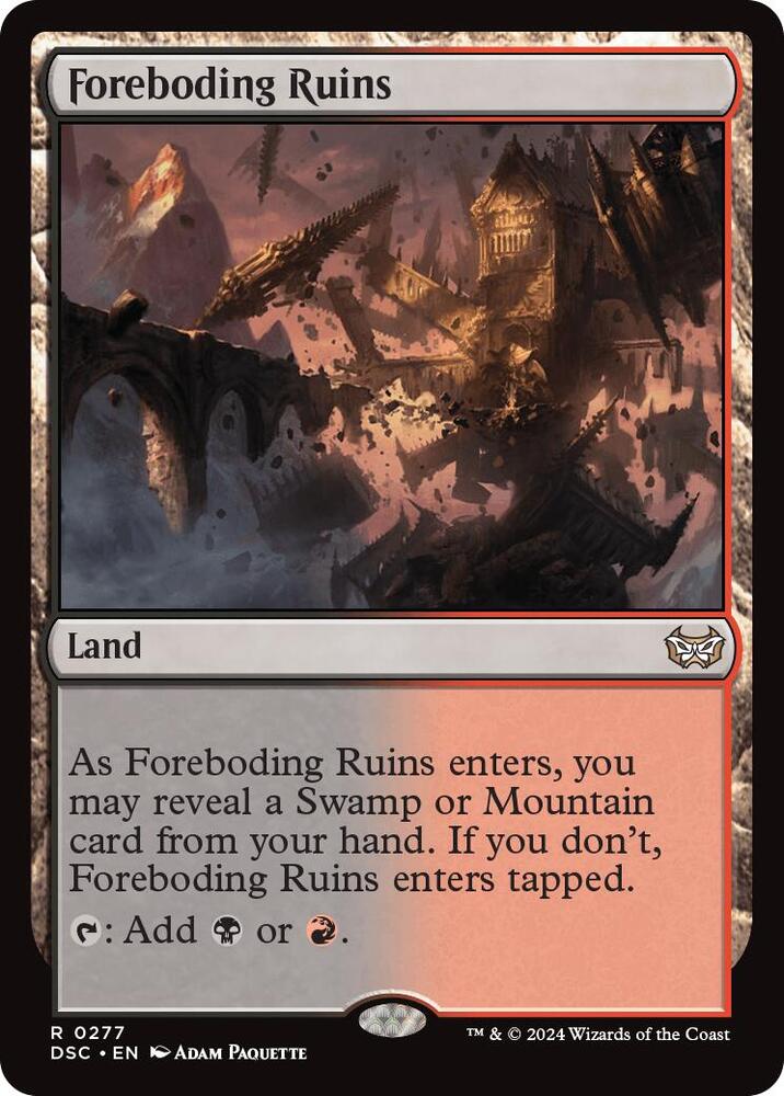 Foreboding Ruins - 277 - rare