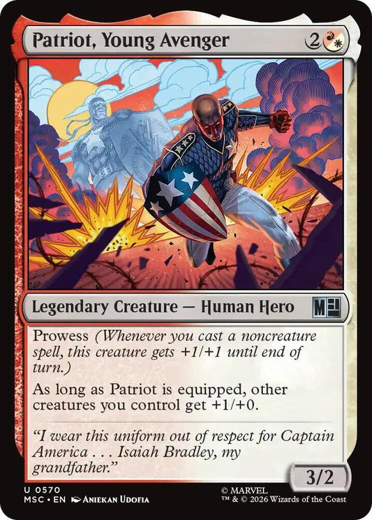 Patriot, Young Avenger - 570 - uncommon