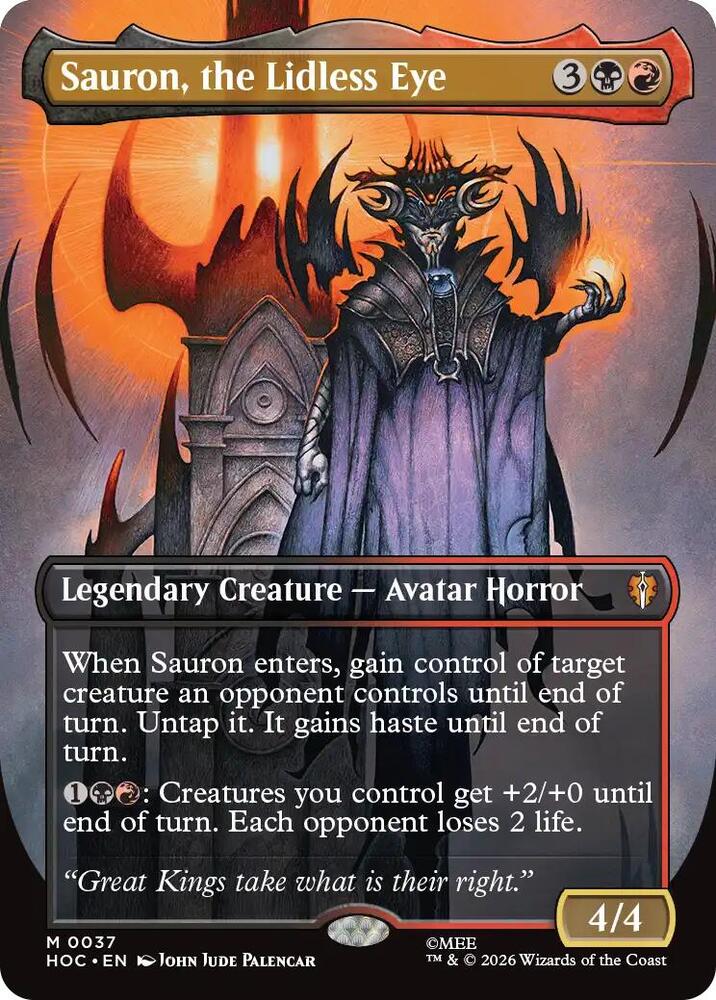 Sauron, the Lidless Eye - 37 - mythic