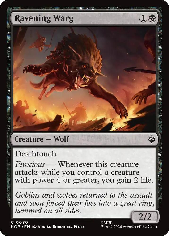Ravening Warg - 80 - common