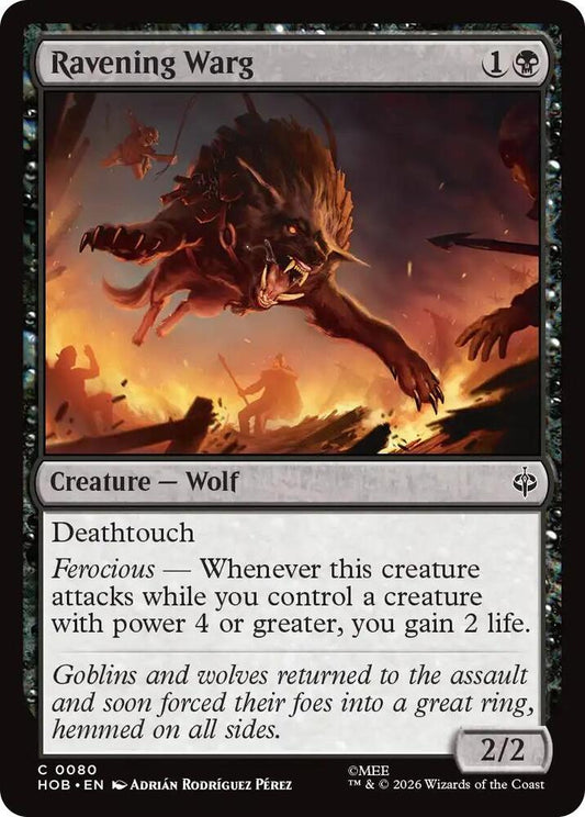 Ravening Warg - 80 - common