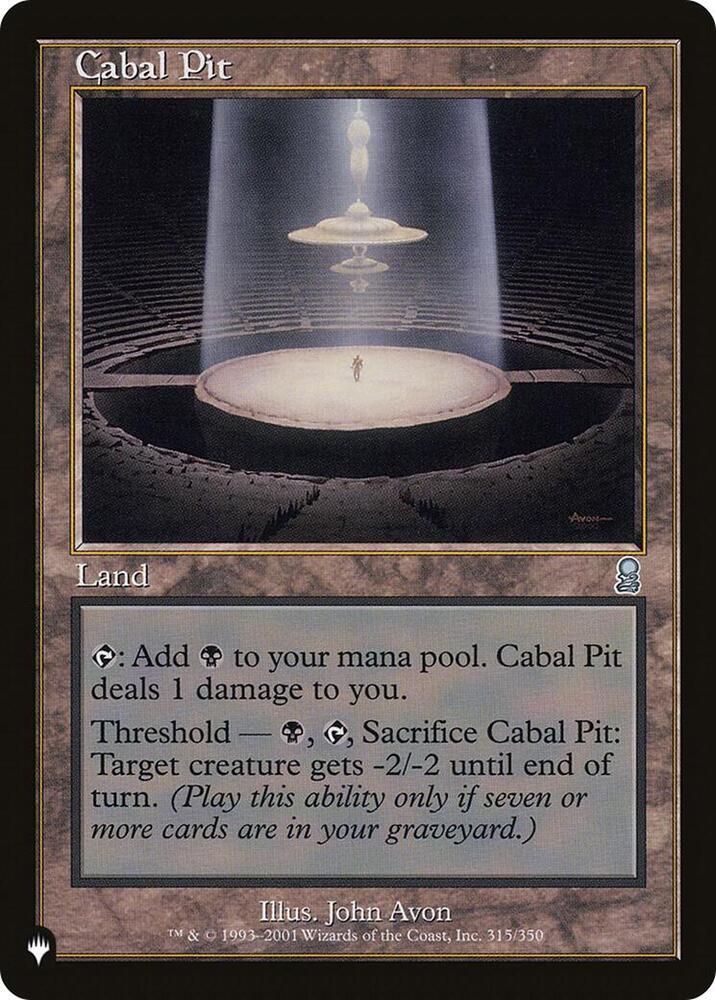 Cabal Pit - ODY-315 - uncommon