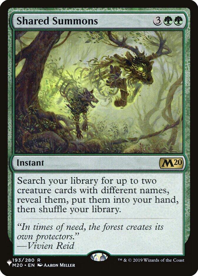 Shared Summons - M20-193 - rare