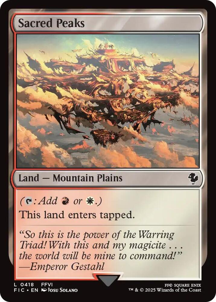Sacred Peaks - 418 - common
