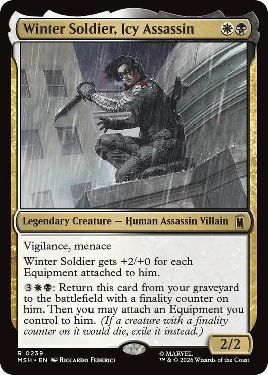 Winter Soldier, Icy Assassin - 239 - rare